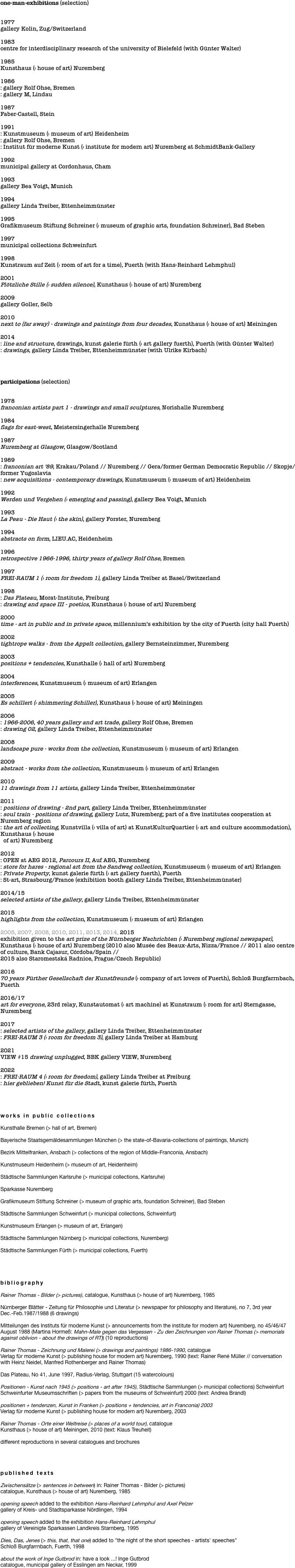 one-man-exhibitions (selection) 